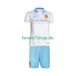 Real Zaragoza fußball trikot Kinder Heim 2025-2026 Kurzarm