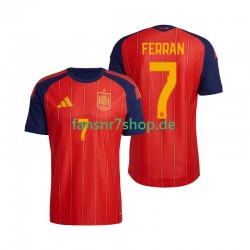 Spanien fußball trikot WM 2026 Ferran Torres 7 Herren Heim Kurzarm