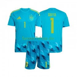 Spanien fußball trikot WM 2026 David Raya 1 Torhüter Kinder Heim Kurzarm