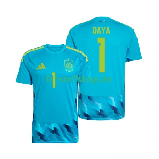 Spanien fußball trikot WM 2026 David Raya 1 Torhüter Herren Heim Kurzarm