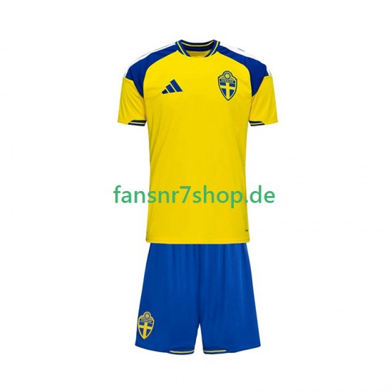 Schweden fußball trikot Kinder Heim 2026 Kurzarm