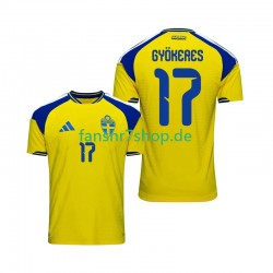 Schweden fußball trikot Viktor Gyokeres 17 Herren Heim 2026 Kurzarm