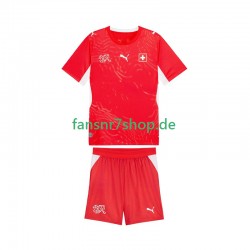 Schweiz fußball trikot WM 2026 Kinder Heim Kurzarm
