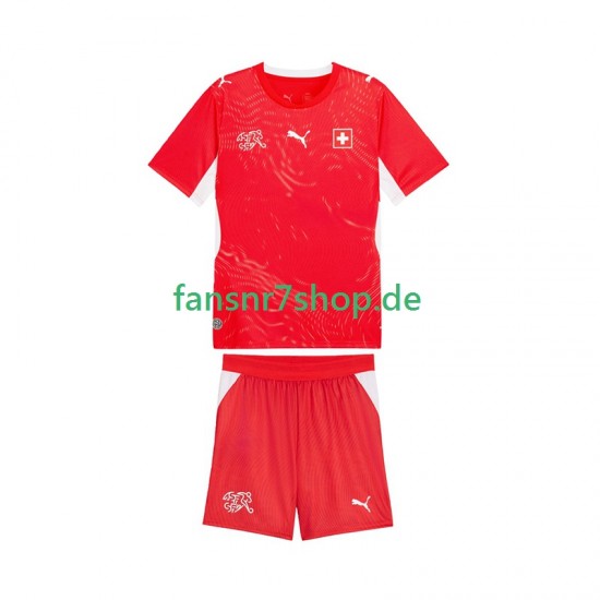 Schweiz fußball trikot WM 2026 Kinder Heim Kurzarm