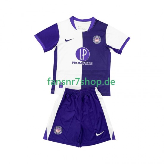 fußball trikot Toulouse Kinder Heim 2025-2026 Kurzarm