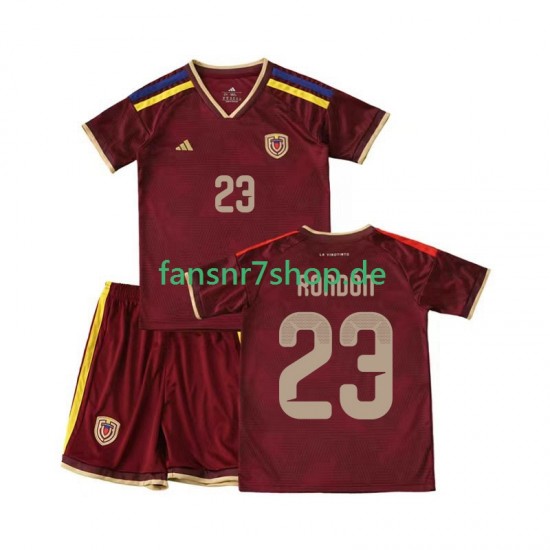 Venezuela fußball trikot Salomon Rondon 23 Kinder Heim 2026 Kurzarm Venezuela fußball trikot Salomon Rondon 23 Kinder Heim 2026 Kurzarm