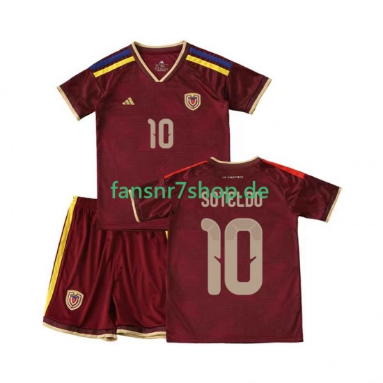 Venezuela fußball trikot Yeferson Soteldo 10 Kinder Heim 2026 Kurzarm Venezuela fußball trikot Yeferson Soteldo 10 Kinder Heim 2026 Kurzarm