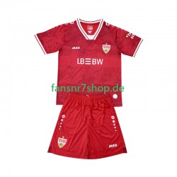 VfB Stuttgart fußball trikot Kinder Auswärts 2025-2026 Kurzarm