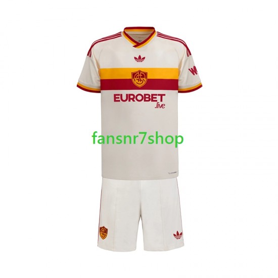 AS Rom fußball trikot Kinder Auswärts 2026-2027 Kurzarm