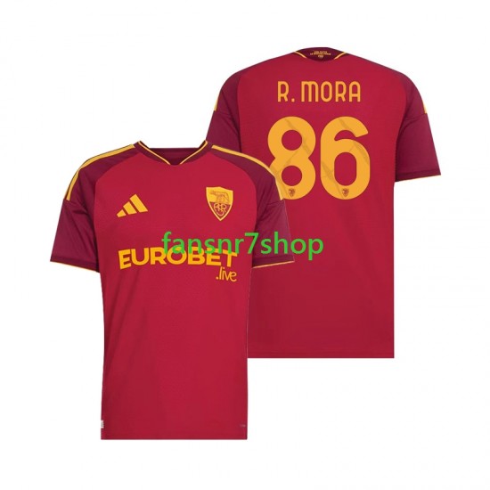 AS Rom fußball trikot Rodrigo Mora 86 Herren Heim 2026-2027 Kurzarm