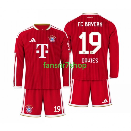 FC Bayern München fußball trikot Alphonso Davies 19 Kinder Heim 2026-2027 Langarm