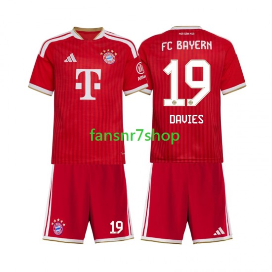 FC Bayern München fußball trikot Alphonso Davies 19 Kinder Heim 2026-2027 Kurzarm