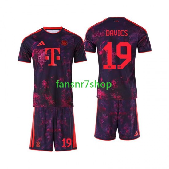 FC Bayern München fußball trikot Alphonso Davies 19 Kinder Ausweich 2026-2027 Kurzarm