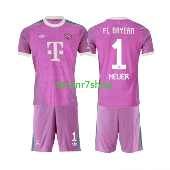 FC Bayern München fußball trikot Manuel Neuer 1 Torhüter Kinder Ausweich 2026-2027 Kurzarm