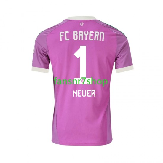 FC Bayern München fußball trikot Manuel Neuer 1 Torhüter Herren Ausweich 2026-2027 Kurzarm