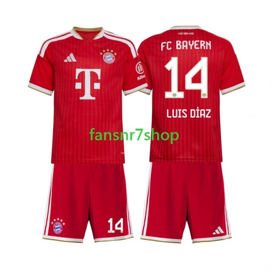 FC Bayern München fußball trikot Luis Diaz 14 Kinder Heim 2026-2027 Kurzarm