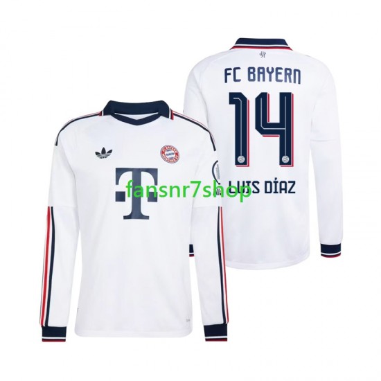 FC Bayern München fußball trikot Luis Diaz 14 Herren Auswärts 2026-2027 Langarm