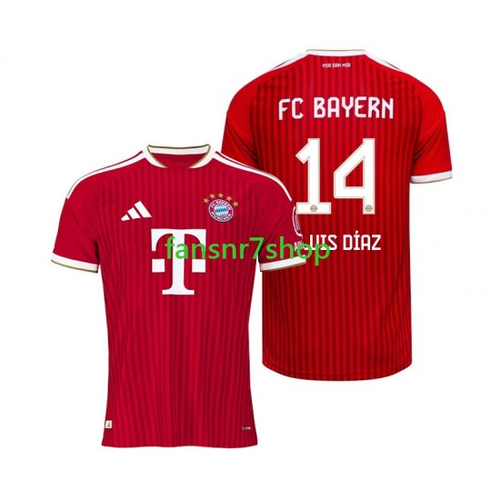 FC Bayern München fußball trikot Luis Diaz 14 Herren Heim 2026-2027 Kurzarm