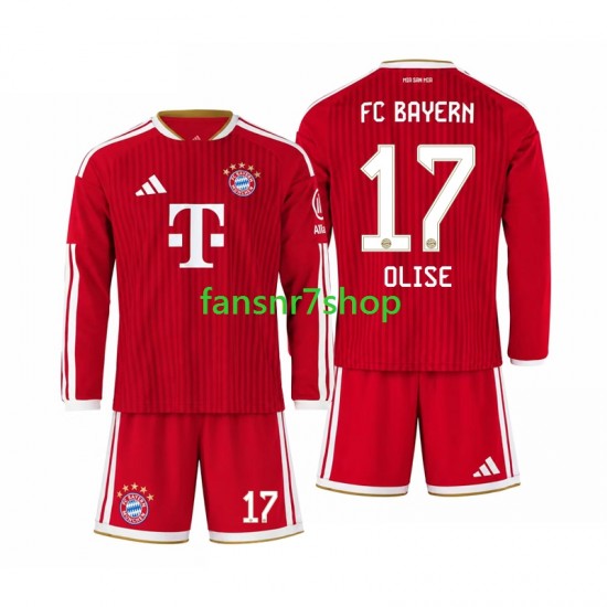 FC Bayern München fußball trikot Michael Olise 17 Kinder Heim 2026-2027 Langarm