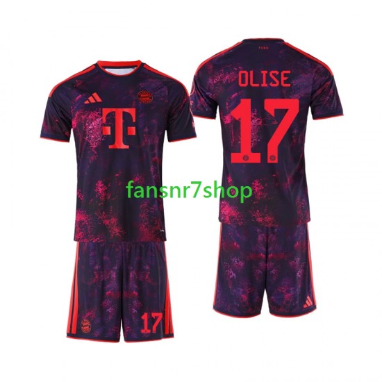 FC Bayern München fußball trikot Michael Olise 17 Kinder Ausweich 2026-2027 Kurzarm