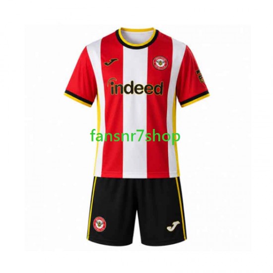 fußball trikot Brentford Kinder Heim 2026-2027 Kurzarm