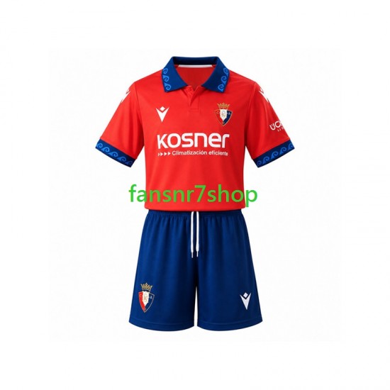 CA Osasuna fußball trikot Kinder Heim 2026-2027 Kurzarm