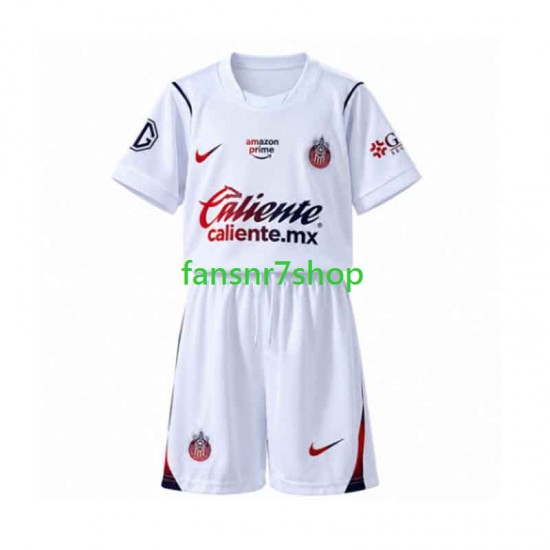 Deportivo Guadalajara fußball trikot Kinder Auswärts 2026-2027 Kurzarm