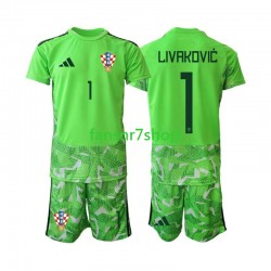 Kroatien fußball trikot Dominik Livakovic 25 Torhüter Kinder Heim 2026-2027 Kurzarm