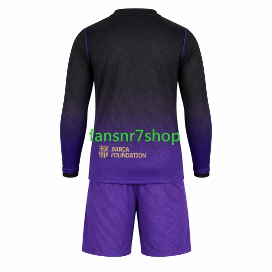 FC Barcelona fußball trikot Kinder Auswärts 2026-2027 Langarm
