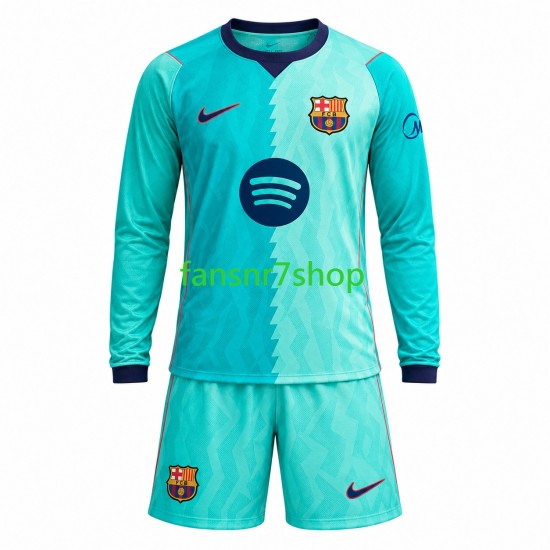 FC Barcelona fußball trikot Kinder Ausweich 2026-2027 Langarm