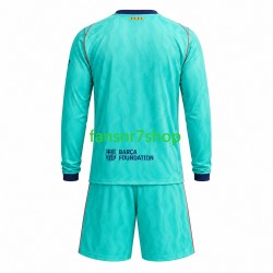 FC Barcelona fußball trikot Kinder Ausweich 2026-2027 Langarm