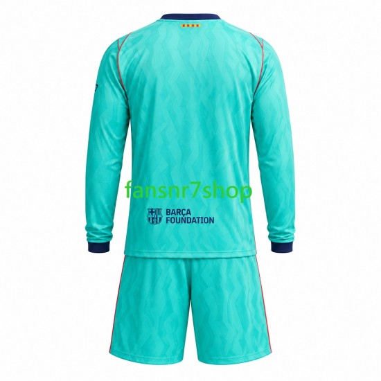 FC Barcelona fußball trikot Kinder Ausweich 2026-2027 Langarm