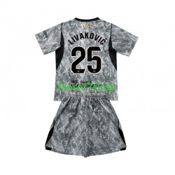 FC Barcelona fußball trikot Dominik Livakovic 25 Torhüter Kinder Auswärts 2026-2027 Kurzarm