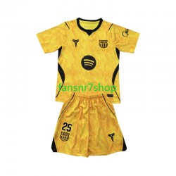 FC Barcelona fußball trikot Dominik Livakovic 25 Torhüter Kinder Viertes 2026-2027 Kurzarm