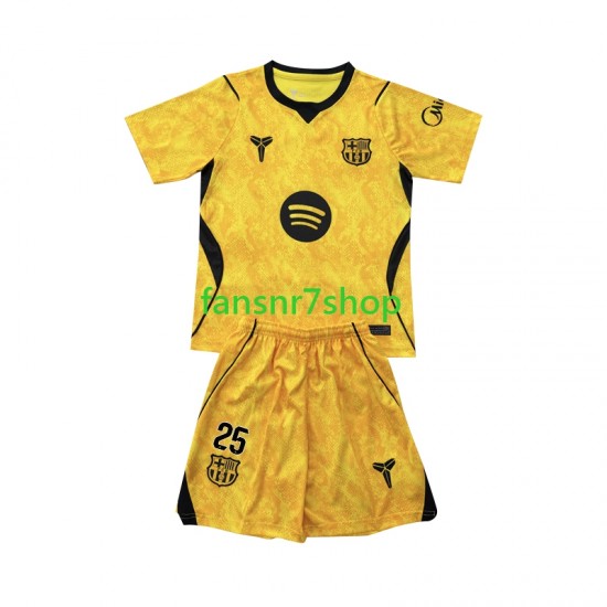 FC Barcelona fußball trikot Dominik Livakovic 25 Torhüter Kinder Viertes 2026-2027 Kurzarm