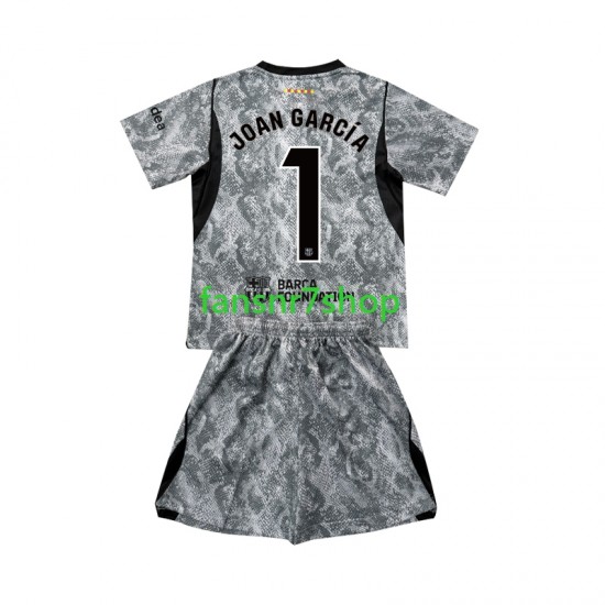 FC Barcelona fußball trikot Joan Garcia 1 Torhüter Kinder Auswärts 2026-2027 Kurzarm