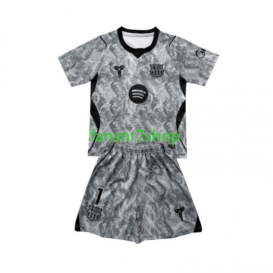 FC Barcelona fußball trikot Joan Garcia 1 Torhüter Kinder Auswärts 2026-2027 Kurzarm