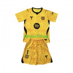 FC Barcelona fußball trikot Joan Garcia 1 Torhüter Kinder Viertes 2026-2027 Kurzarm