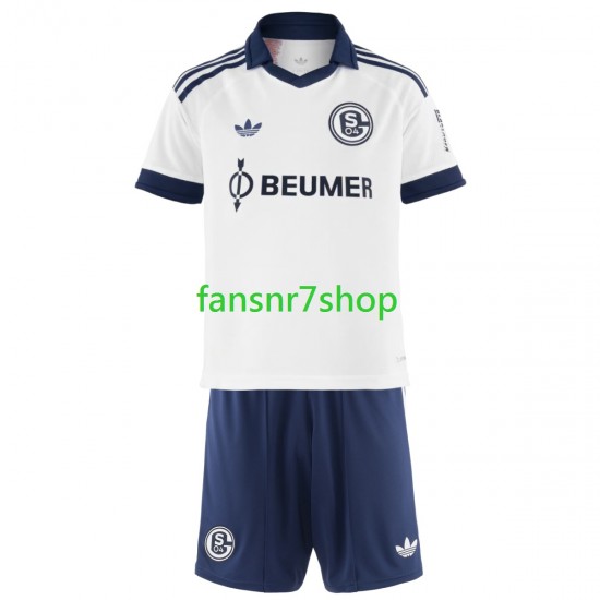 Schalke 04 fußball trikot FC Kinder Auswärts 2026-2027 Kurzarm