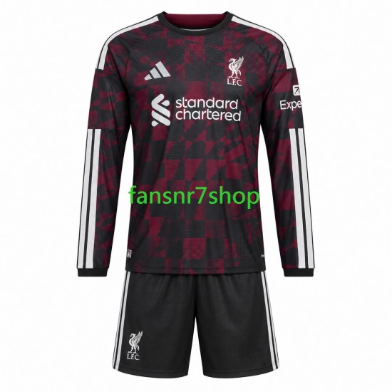 Liverpool fußball trikot Kinder Ausweich 2026-2027 Langarm