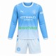 Manchester City fußball trikot Kinder Heim 2026-2027 Langarm