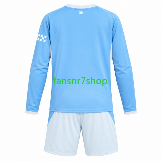 Manchester City fußball trikot Kinder Heim 2026-2027 Langarm
