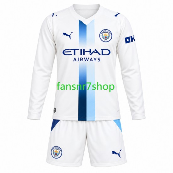 Manchester City fußball trikot Kinder Ausweich 2026-2027 Langarm