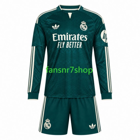 Real Madrid fußball trikot Kinder Auswärts 2026-2027 Langarm