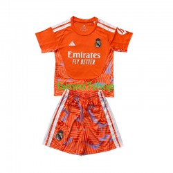 Real Madrid fußball trikot Torhüter Kinder Heim 2026-2027 Kurzarm