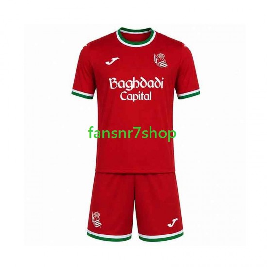 Real Sociedad fußball trikot Kinder Ausweich 2026-2027 Kurzarm