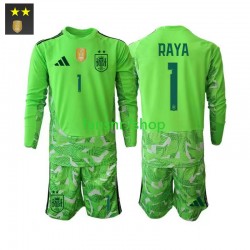 Spanien fußball trikot David Raya 1 Torhüter Kinder Ausweich 2026-2027 Langarm