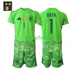 Spanien fußball trikot David Raya 1 Torhüter Kinder Ausweich 2026-2027 Kurzarm