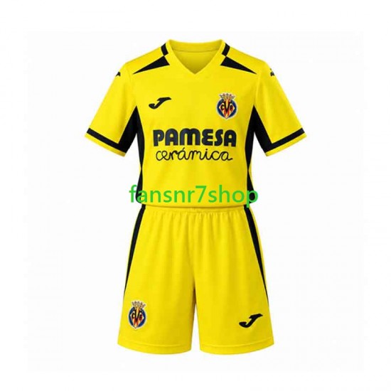 Villarreal CF fußball trikot Kinder Heim 2026-2027 Kurzarm