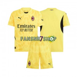 AC Mailand fußball trikot Torhüter Kinder Auswärts 2024-2025 Kurzarm